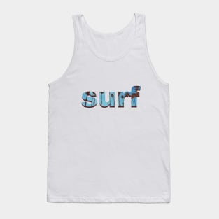 "Surf" simple shirt Tank Top